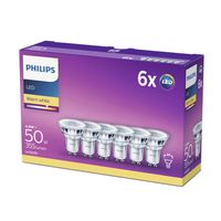 Philips 6x LED lamp Classic - GU10/4,6W - thumbnail