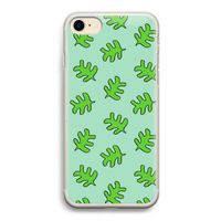 Groene blaadjes: iPhone 7 Transparant Hoesje