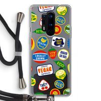 Fruitsticker: OnePlus 8 Pro Transparant Hoesje met koord