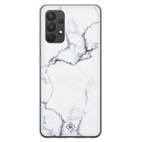 Samsung Galaxy A32 4G siliconen hoesje - Marmer grijs