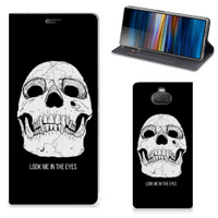 Mobiel BookCase Sony Xperia 10 Plus Skull Eyes - thumbnail