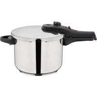 Snelkookpan - GSW - Snel - 22 cm - 6 L - Inductie - Roestvrij staal