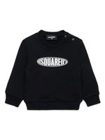 DSQUARED2 KIDS sweat Surf Club en coton - Noir