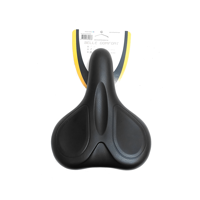 Selle Comfort zadel e-bike soft medium zwart met handvat, zonder strop