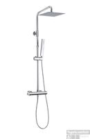 Regendoucheset BWS Thermostatisch Square met Handdouche Chroom