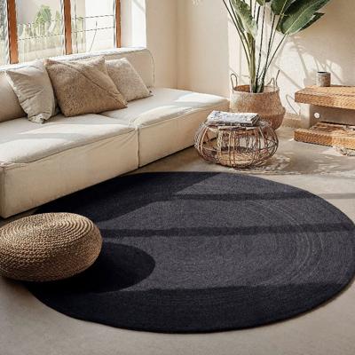 Vloerkleed Rangpur Rond - Zwart Xcm - Jute - Dekbed-Discounter.nl