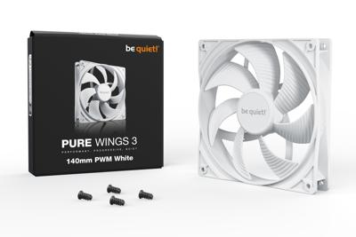 be quiet! Pure Wings 3 140mm PWM White Computer behuizing Ventilator 14 cm Wit 1 stuk(s)