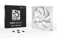 be quiet! Pure Wings 3 140mm PWM White Computer behuizing Ventilator 14 cm Wit 1 stuk(s) - thumbnail