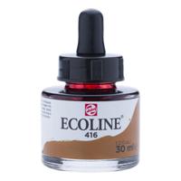 Ecoline • vloeibare waterverf fles 30ml sepia 416