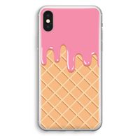 Ice cream: iPhone XS Transparant Hoesje