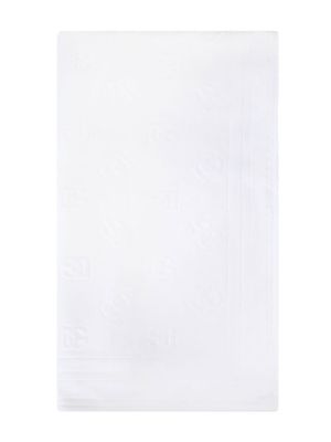 Dolce & Gabbana serviette de plage DG Monogram en jacquard - Blanc