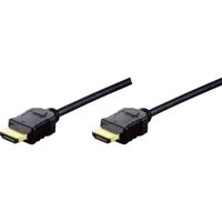 Digitus AK-330114-020-S HDMI-kabel HDMI Aansluitkabel HDMI-A-stekker, HDMI-A-stekker 2.00 m Zwart 4K UHD, Vergulde steekcontacten - thumbnail