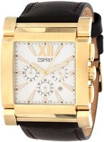 Esprit horlogeband ES101011005 / ES101011005-001 Leder Donkerbruin 29mm + bruin stiksel