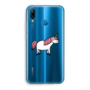 Eenhoorn: Huawei P20 Lite Transparant Hoesje