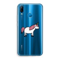 Eenhoorn: Huawei P20 Lite Transparant Hoesje