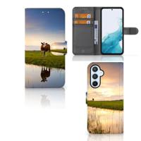 Samsung Galaxy A54 5G | Telefoonhoesje | Met pasjeshouder | Koe
