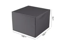 AeroCover loungestoelhoes lage rug 100x100x70cm