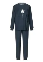 Badstof dames pyjama - Stars - Warme winter pyjama met boordjes