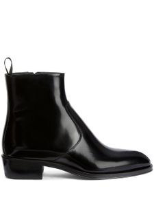 Giuseppe Zanotti bottines Ludhovic en cuir - Noir