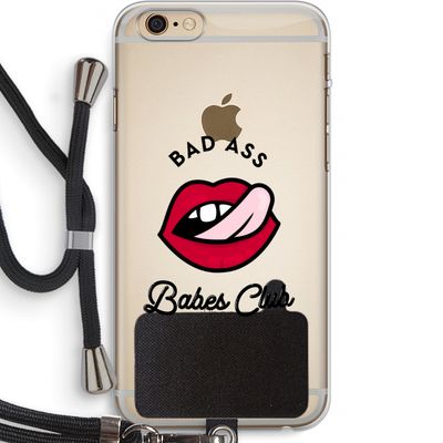 Badass Babes Club: iPhone 6 PLUS / 6S PLUS Transparant Hoesje met koord