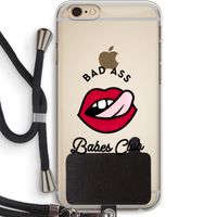 Badass Babes Club: iPhone 6 PLUS / 6S PLUS Transparant Hoesje met koord