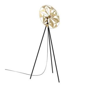 EGLO Castanuelo Vloerlamp - E27 - 152 cm - Zwart|Goud