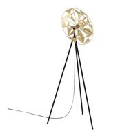 EGLO Castanuelo Vloerlamp - E27 - 152 cm - Zwart|Goud