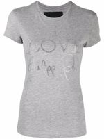 Philipp Plein t-shirt à logo imprimé - Gris