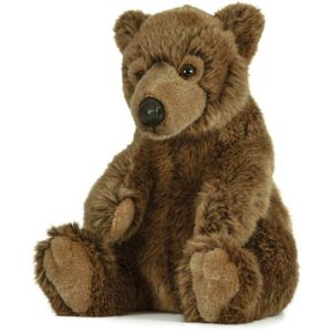 Bruine beren knuffel 25 cm knuffeldieren   -