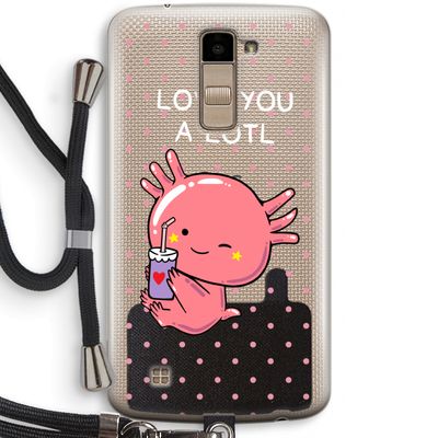 Love You A Lotl: LG K10 (2016) Transparant Hoesje met koord