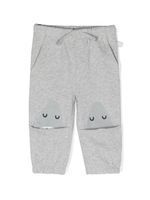 Stella McCartney Kids pantalon de jogging à imprimé requin - Gris