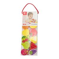 Classic World houten rijgkralen fruit, 13dlg.
