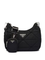 Prada sac porté épaule Padded Re-Nylon - Noir