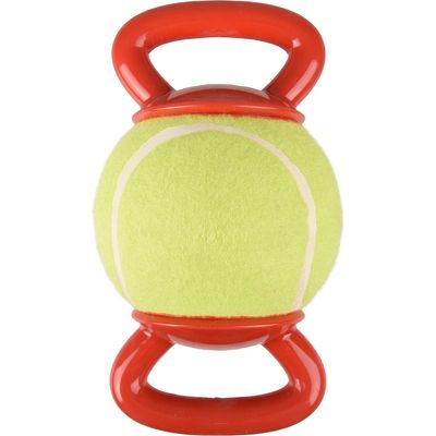 Hondenspeelgoed Tennisbal met Handvat - 13 cm 13 x 13 x 22.5 cm Flamingo Groen Hondenspeelgoed Tennisbal met Handvat - 13 cm 13 x 13 x 22.5 cm Flamingo Groen