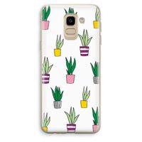 Sanseveria: Samsung Galaxy J6 (2018) Transparant Hoesje