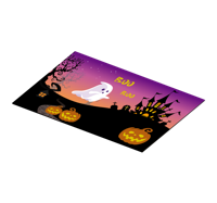 Boo halloween nacht halloween tafelmatten