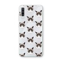 It's a Purrr Case: Samsung Galaxy A70 Transparant Hoesje