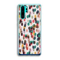Tropical Dots: Huawei P30 Pro Transparant Hoesje