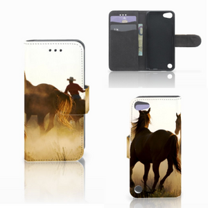 Apple iPod Touch 5 | 6 | iPod (2019) Telefoonhoesje met Pasjes Design Cowboy