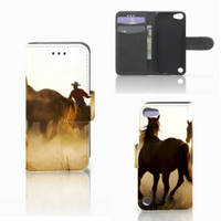 Apple iPod Touch 5 | 6 | iPod (2019) Telefoonhoesje met Pasjes Design Cowboy - thumbnail