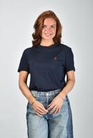 Ami Paris t-shirt ADC Ts Rouge BFUTS035.724 bleu nuit