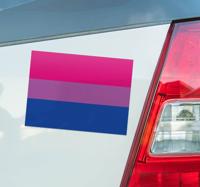 Biseksuele vlag autosticker