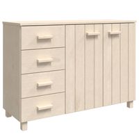 vidaXL Dressoir HAMAR 113x40x80 cm massief grenenhout honingbruin - thumbnail