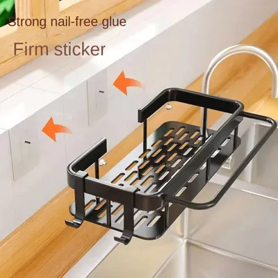 Zelfklevende Badkamerplank - Aluminium Shampoo Rek | Zonder Boren