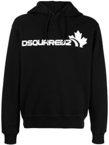 DSQUARED2 hoodie à logo imprimé - Noir