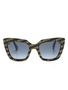 Moschino Eyewear lunettes de soleil à monture papillon - Noir