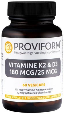 Vitamine K2 180mcg & D3 25mcg
