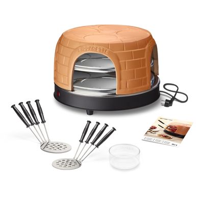 Emerio PO-116124.1 Pizzarette Pizzamaker Zwart
