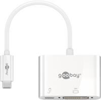 Goobay 62108 interface hub USB 3.2 Gen 1 (3.1 Gen 1) Type-C Wit - thumbnail