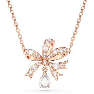 Swarovski 5656741 Ketting Volta Strik rosekleurig-wit 38-43 cm